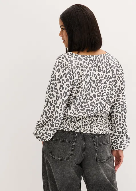 Blusa con arricciatura, bonprix