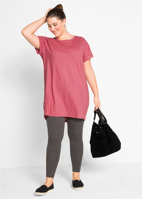 T-shirt lunga in puro cotone, bonprix