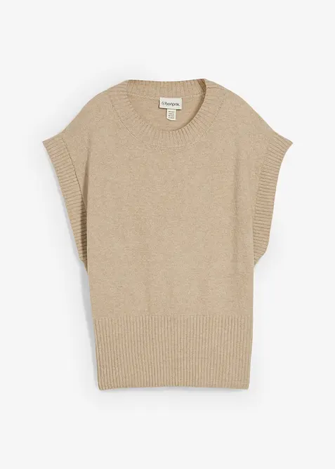 Gilet in maglia oversize, bonprix