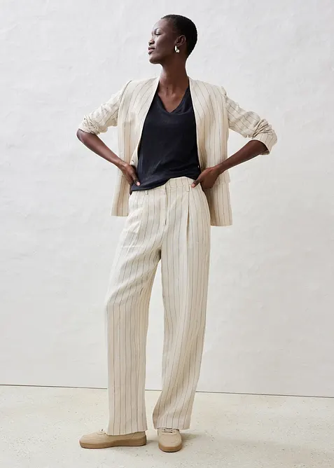 Maglia in puro lino, bonprix