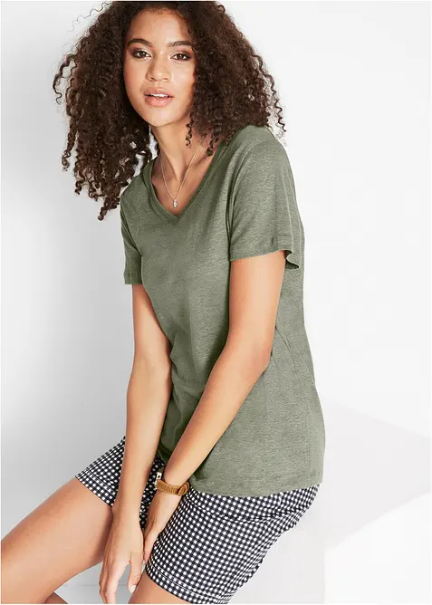 Maglia in puro lino, bonprix