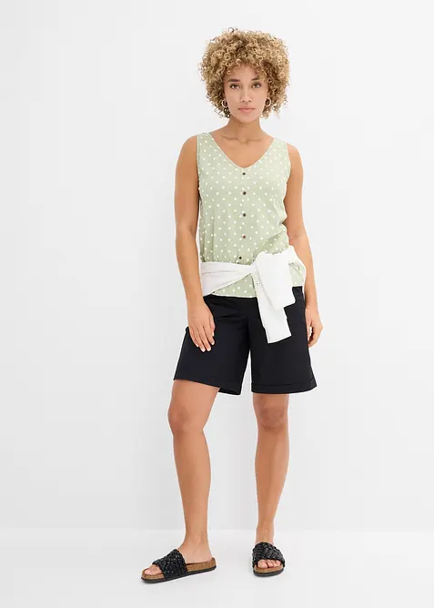 Top con bottoni, bonprix