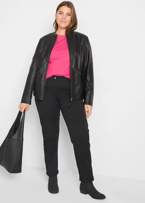 Maglia a maniche lunghe in puro cotone biologico, bonprix