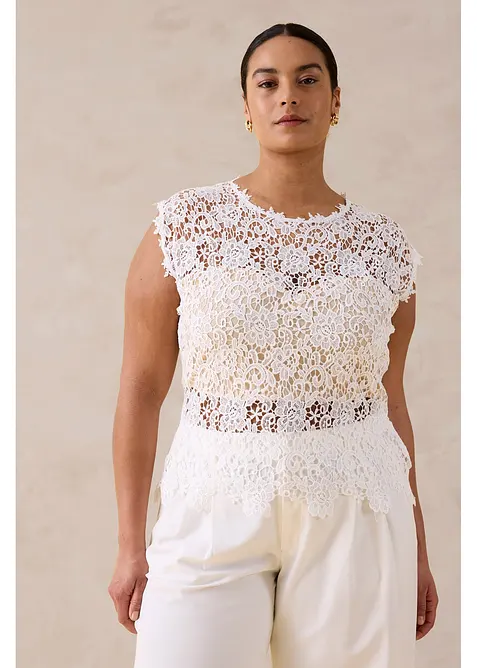 Top in pizzo, bonprix