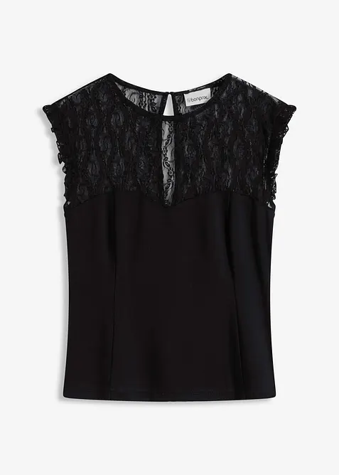 Top con pizzo, bonprix