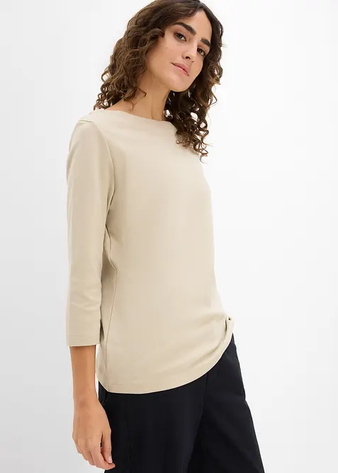 Maglia in puro cotone biologico pesante, bonprix