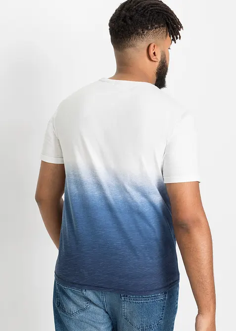 T-shirt in puro cotone, slim fit, bonprix