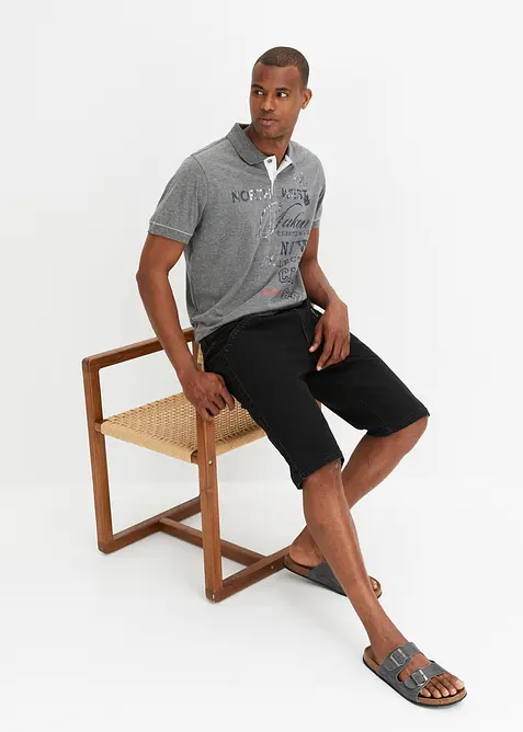 Polo in jersey a maniche corte, bonprix