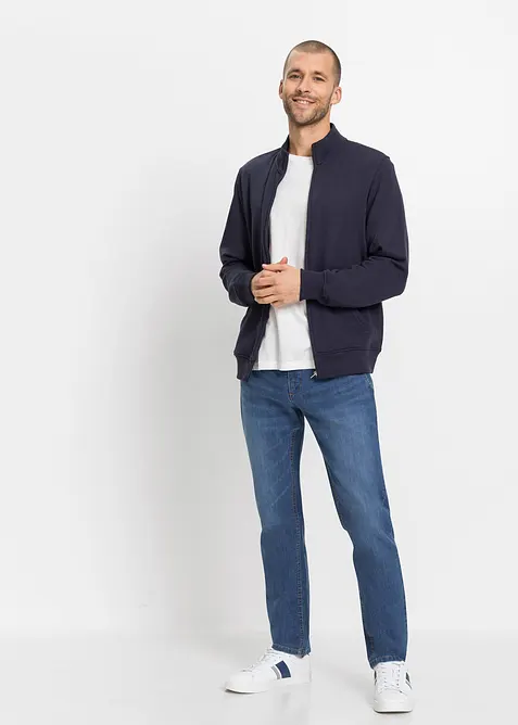 Jeans leggeri elasticizzati con elastico in vita regular fit, straight, bonprix