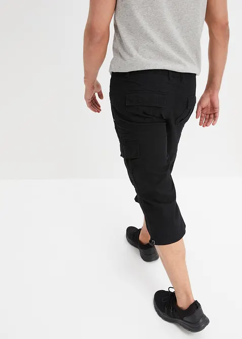 Bermuda cargo lunghi in puro cotone, regular fit, bonprix