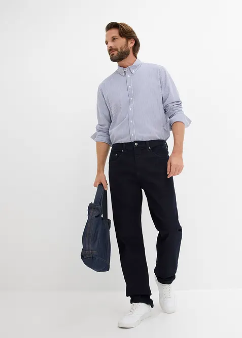 Camicia a maniche lunghe in puro cotone, regular fit, bonprix