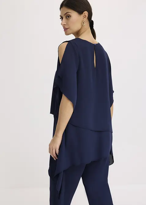 Blusa asimmetrica a pi&ugrave; veli, bonprix