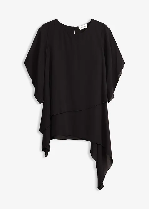 Blusa asimmetrica a pi&ugrave; veli, bonprix
