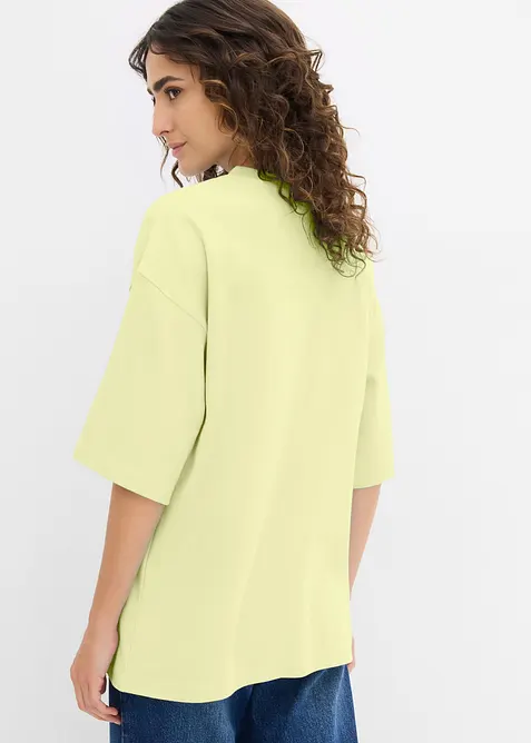 Maxi maglia in puro cotone biologico pesante, bonprix