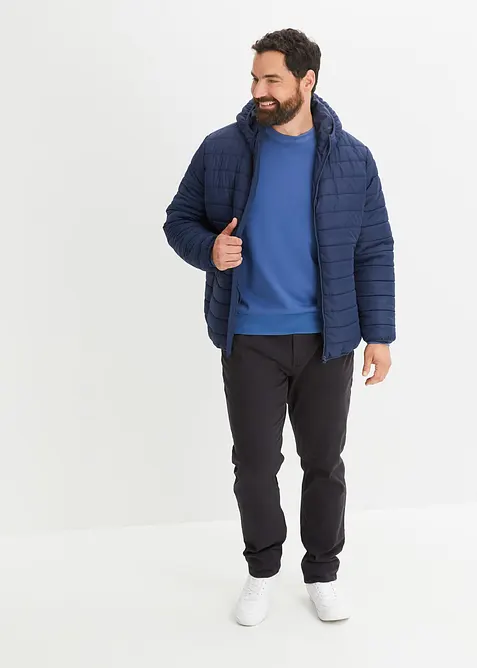 Pantaloni elasticizzati con cintura regular fit, straight, bonprix