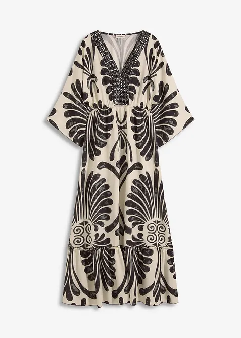 Abito lungo in viscosa fluente, bonprix