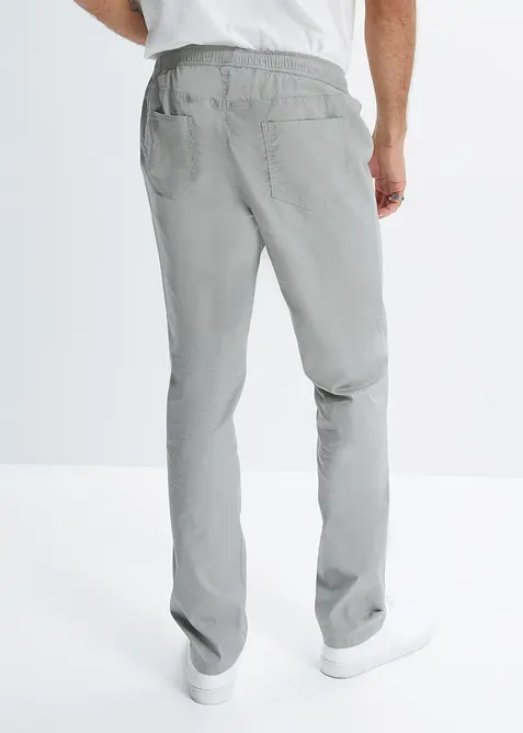 Pantaloni elasticizzati con elastico in vita regular fit, straight, bonprix
