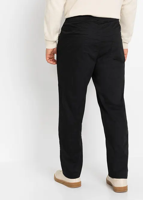 Pantaloni elasticizzati con elastico in vita regular fit, straight, bonprix