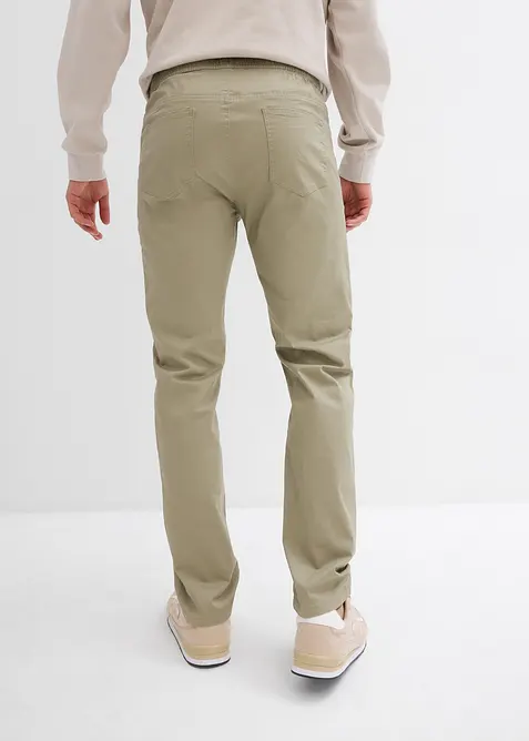 Pantaloni elasticizzati con elastico in vita regular fit, straight, bonprix