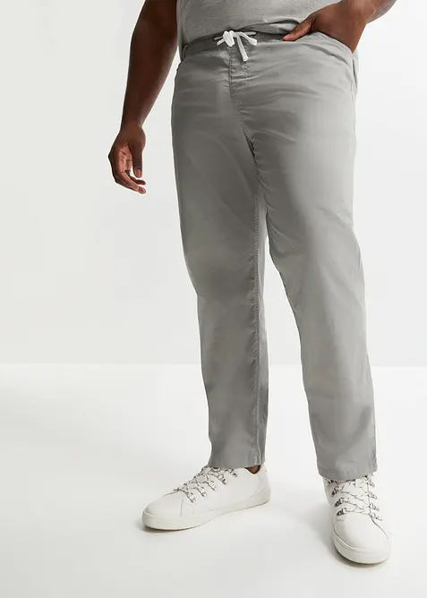 Pantaloni elasticizzati con elastico in vita regular fit, straight, bonprix