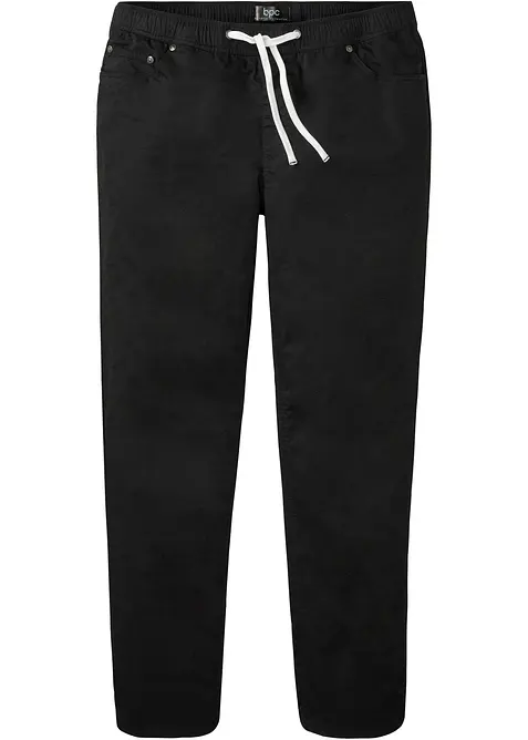 Pantaloni elasticizzati con elastico in vita regular fit, straight, bonprix