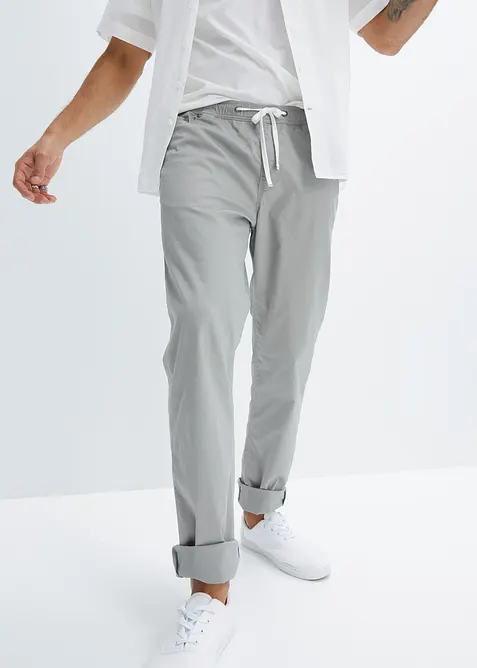 Pantaloni elasticizzati con elastico in vita regular fit, straight, bonprix