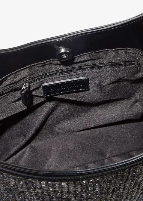 Borsa shopper in simil paglia, bonprix