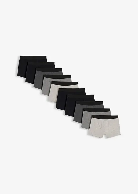 Boxer aderenti con cotone (pacco da 10), bonprix