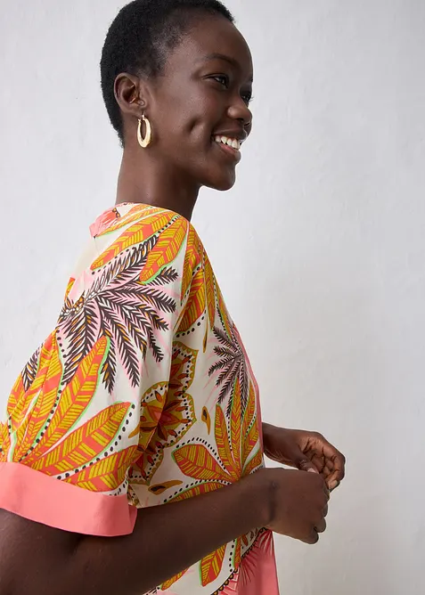 Tunica in fine misto seta, bonprix