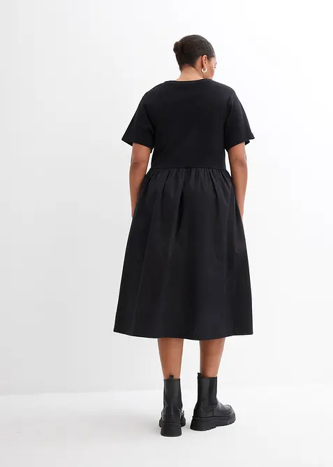 Abito midi in puro cotone, bonprix