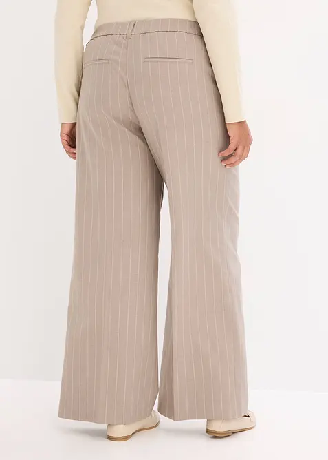 Pantaloni gessati a palazzo, bonprix