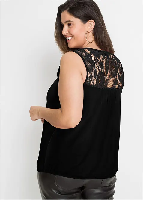Top in misto viscosa, bonprix