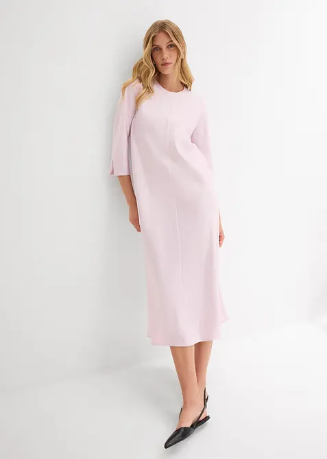 Abito midi in satin lucido, bonprix