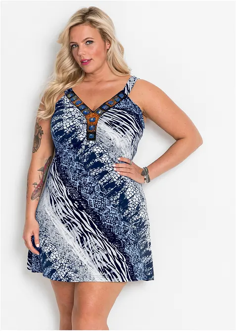 Abito di jersey svasato, bonprix