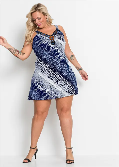 Abito di jersey svasato, bonprix