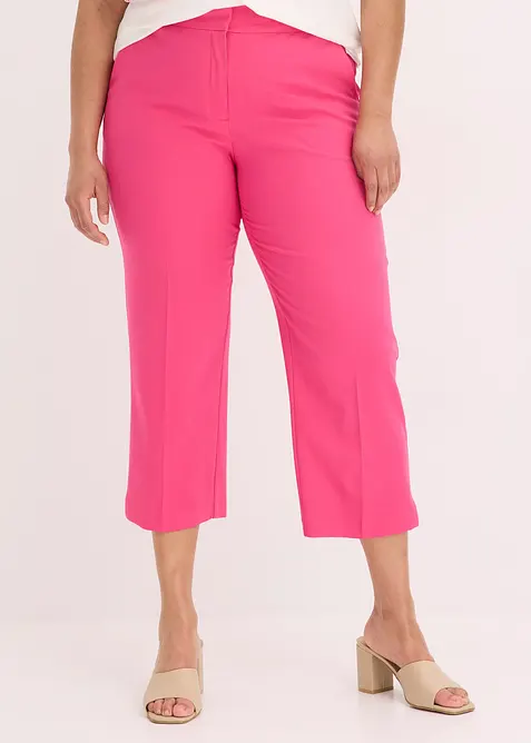 Pantaloni 3/4 a matita con spacco, bonprix