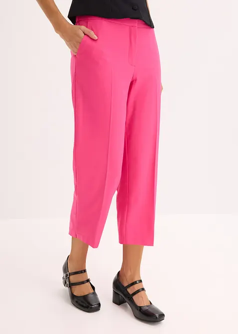 Pantaloni 3/4 a matita con spacco, bonprix
