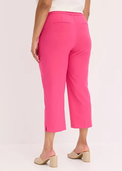 Pantaloni 3/4 a matita con spacco, bonprix