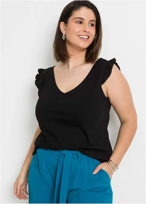 Top in puro cotone biologico, bonprix