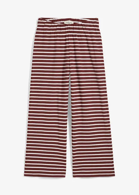 Pantaloni in jersey di cotone operato, bonprix