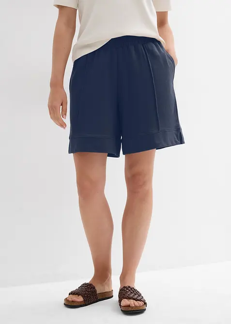 Shorts in felpa di misto cotone, bonprix
