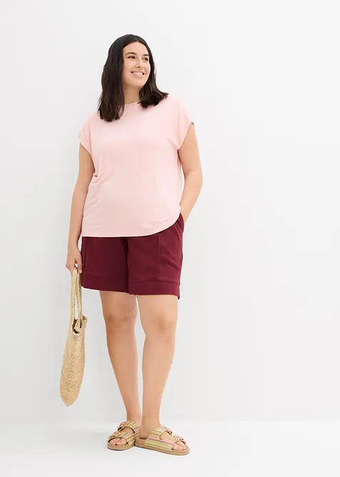 Shorts in felpa di misto cotone, bonprix