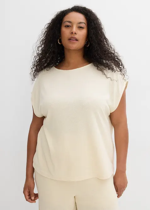 Maxi maglia in simil maglia, bonprix