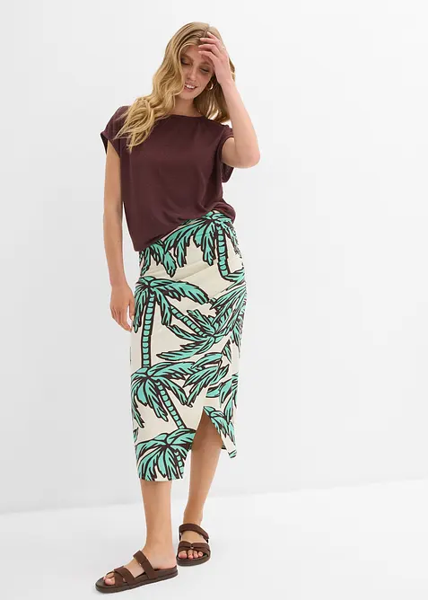 Maxi maglia in simil maglia, bonprix