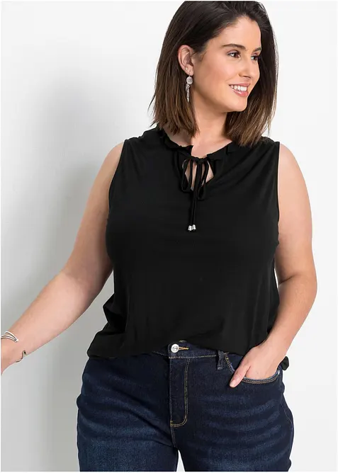 Top in misto viscosa, bonprix