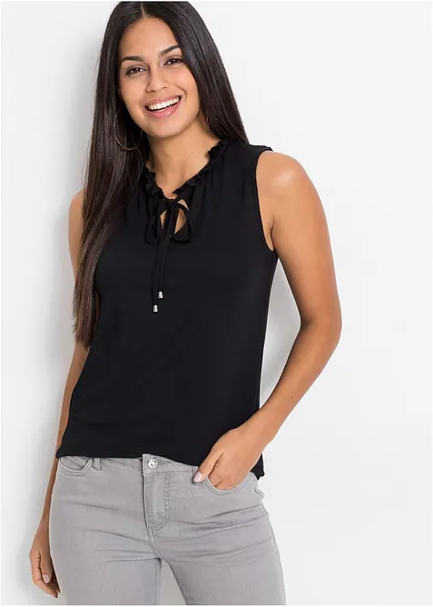 Top in misto viscosa, bonprix