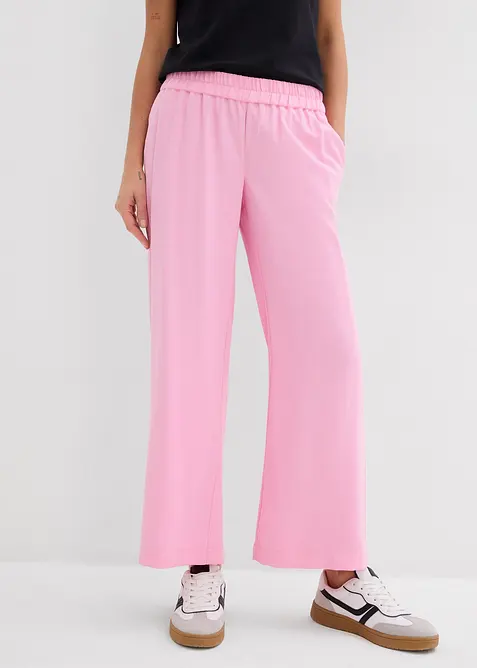 Pantaloni culotte in misto viscosa morbido, bonprix
