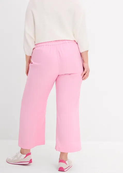 Pantaloni culotte in misto viscosa morbido, bonprix