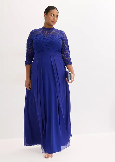 Abito lungo con pizzo, bonprix