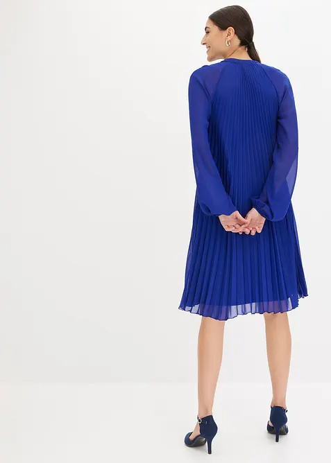 Miniabito plissettato in fine chiffon, bonprix